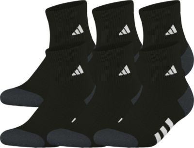 adidas Youth Athletic Cushioned 6-Pack Quarter Socks