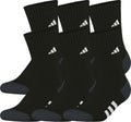 adidas Youth Athletic Cushioned 6-Pack Crew Socks adidas