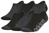 adidas Men's Superlite Linear 3 6-Pack No Show Socks adidas