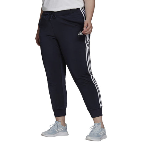 adidas Women's Tricot Slim Tapered 3-Stripe Track Pants Plus Size adidas