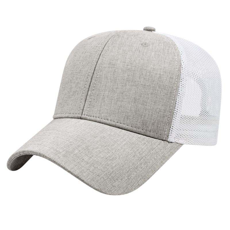 Cap America i1081 Heathered Polyester with Ultra Soft Mesh Back Cap