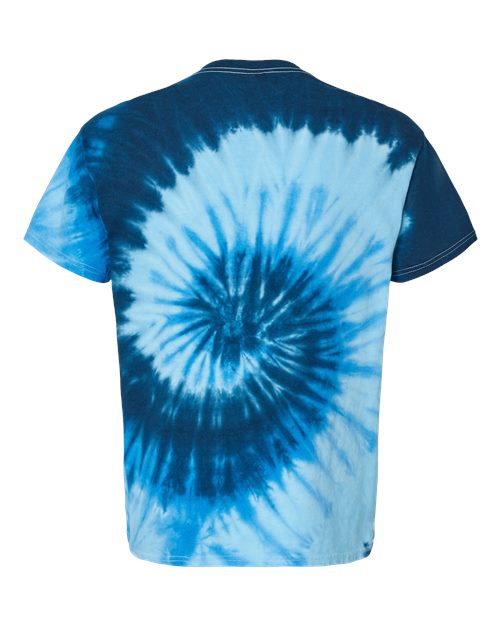 Colortone Men's Multi-Color Tie-Dyed T-Shirt Colortone