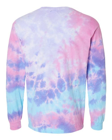Colortone Men's Tie-Dyed Long Sleeve T-Shirt Colortone