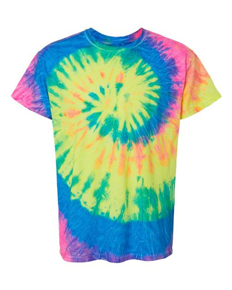 Colortone Men's Multi-Color Tie-Dyed T-Shirt Colortone