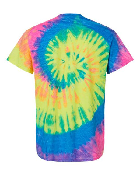 Colortone Men's Multi-Color Tie-Dyed T-Shirt Colortone