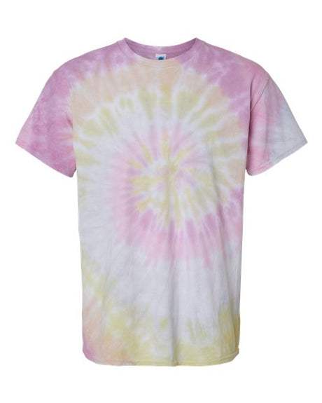 Colortone Men's Multi-Color Tie-Dyed T-Shirt Colortone