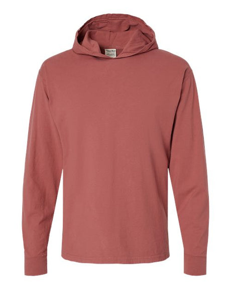 ComfortWash by Hanes Men's Garment-Dyed Jersey Hooded Long Sleeve T-Shirt ComfortWash by Hanes
