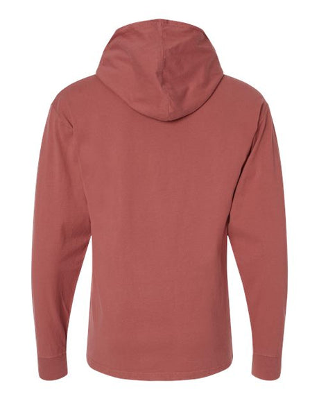 ComfortWash by Hanes Men's Garment-Dyed Jersey Hooded Long Sleeve T-Shirt ComfortWash by Hanes