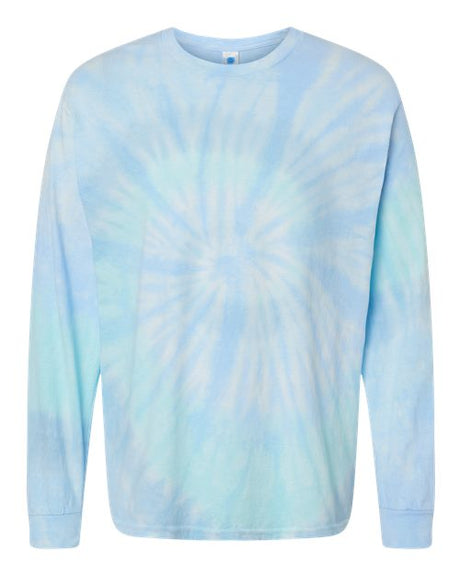 Colortone Men's Tie-Dyed Long Sleeve T-Shirt Colortone