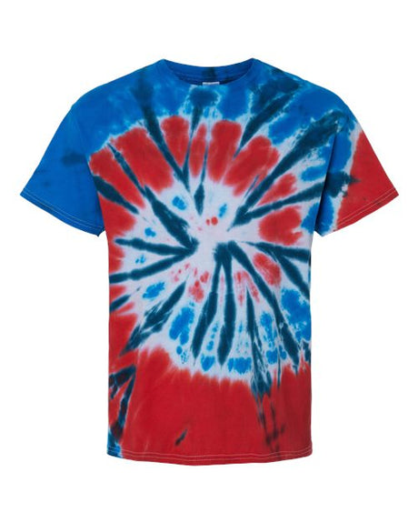 Colortone Men's Multi-Color Tie-Dyed T-Shirt Colortone
