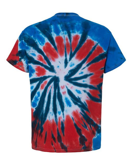 Colortone Men's Multi-Color Tie-Dyed T-Shirt Colortone