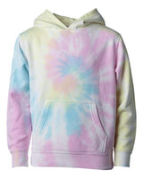 Independent Trading Co. Youth Midweight Tie-Dye Hooded Pullover Independent Trading Co.