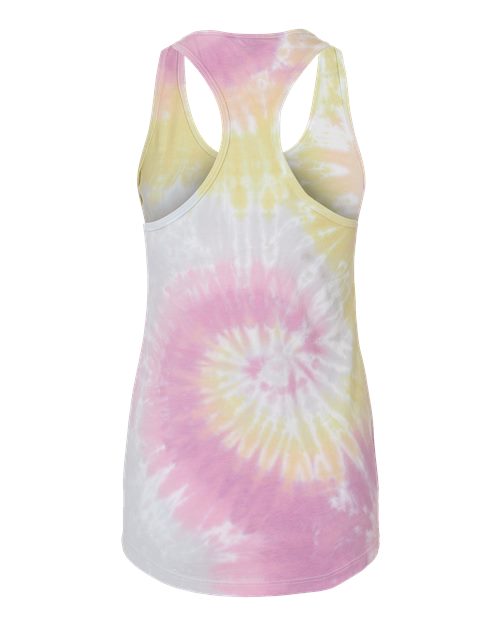Colortone Women's Tie-Dyed Racerback Tank Top Colortone