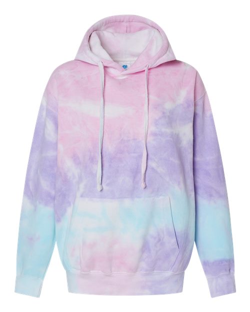 Colortone Men's Tie-Dyed Hooded Sweatshirt Colortone