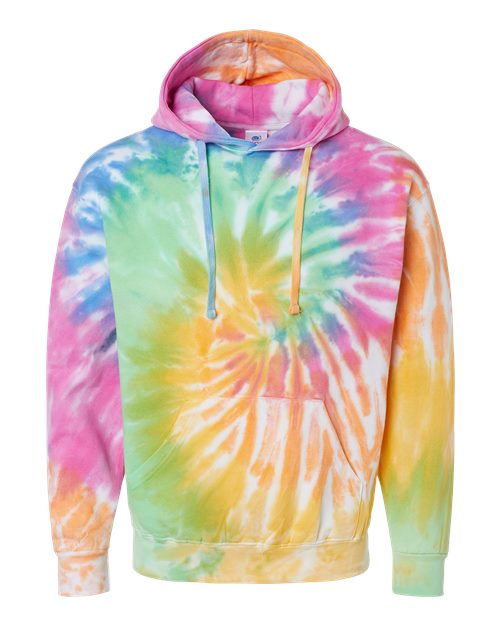 Colortone Men's Tie-Dyed Hooded Sweatshirt Colortone