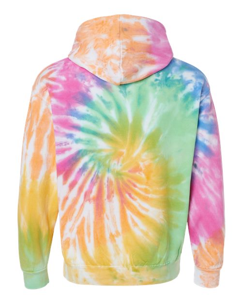 Colortone Men's Tie-Dyed Hooded Sweatshirt Colortone