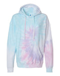 Colortone Men's Tie-Dyed Cloud Fleece Hooded Sweatshirt Colortone