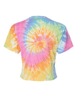 Colortone Women's Tie-Dyed Crop T-Shirt Colortone