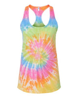Colortone Women's Tie-Dyed Racerback Tank Top Colortone