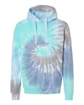 Colortone Men's Tie-Dyed Cloud Fleece Hooded Sweatshirt Colortone