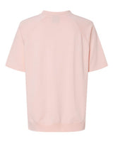 MV Sport Women's French Terry Short Sleeve Crewneck Pullover MV Sport