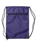 Liberty Bags Zippered Drawstring Backpack Liberty Bags