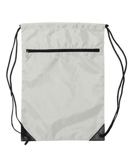 Liberty Bags Zippered Drawstring Backpack Liberty Bags