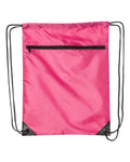 Liberty Bags Zippered Drawstring Backpack Liberty Bags