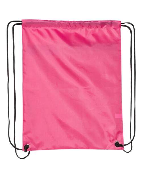 Liberty Bags Zippered Drawstring Backpack Liberty Bags