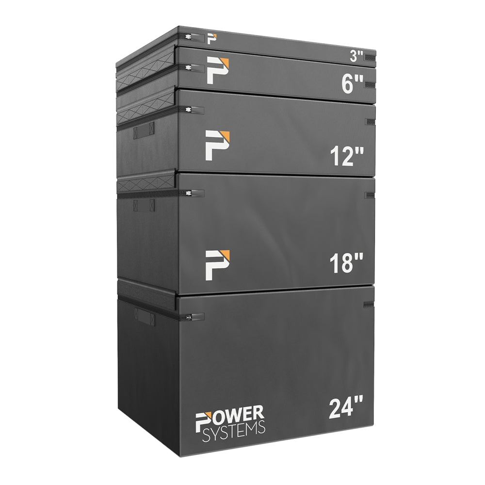 Power Systems Foam Plyo Box Exercise & Wellness Functional Training Plyo Boxes
