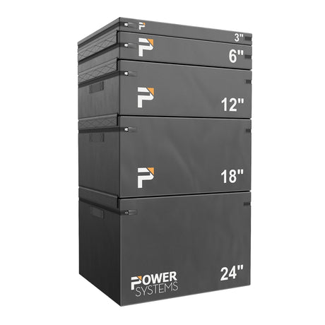 Power Systems Foam Plyo Box Exercise & Wellness Functional Training Plyo Boxes