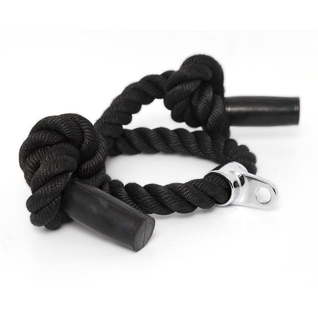 Power Systems Super Tricep Rope Black Exercise & Wellness Strength Cable Attachments