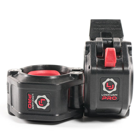 Lock-Jaw Pro Barbell Collar Black Exercise & Wellness Strength Bars & Plates