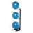 Power Systems Premium Stability Ball Rack Black Exercise & Wellness Studio Fitness Stability Balls