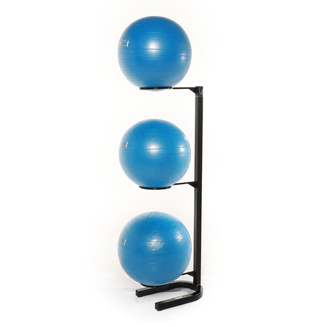 Power Systems Premium Stability Ball Rack Black Exercise & Wellness Studio Fitness Stability Balls