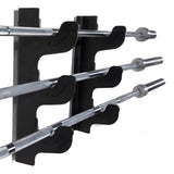 Power Systems Horizontal Wall Bar Holder Exercise & Wellness Strength Bars & Plates