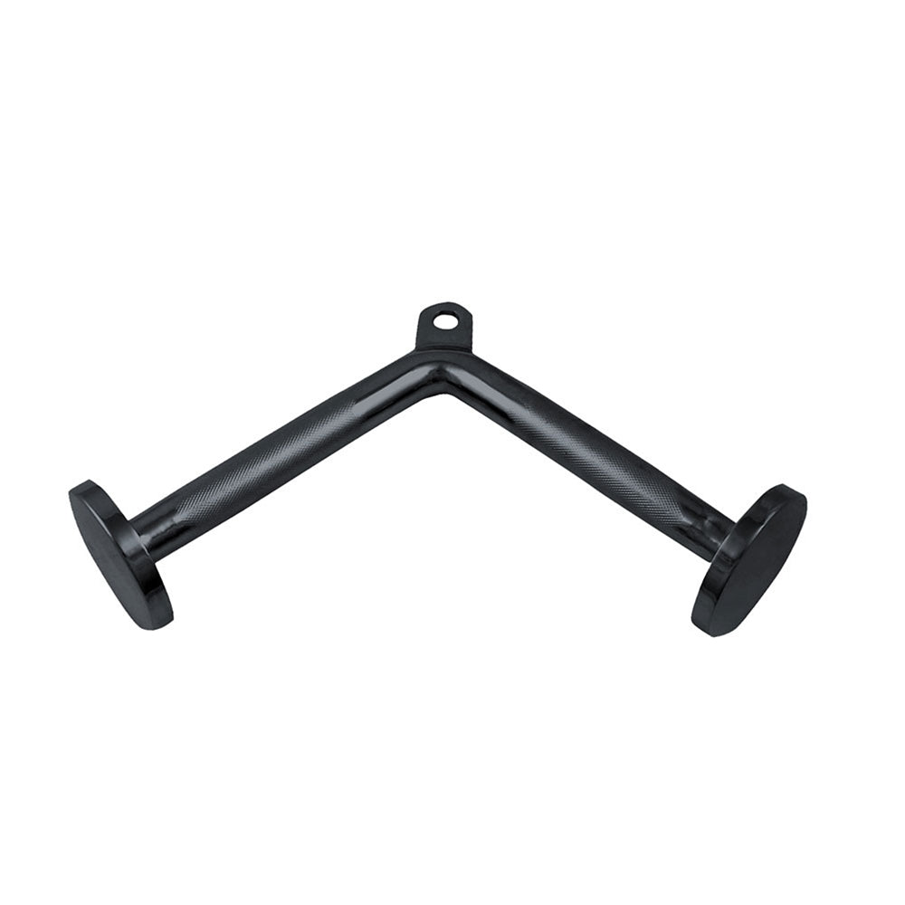 Power Systems Black Chrome Tricep Pushdown Handle Exercise & Wellness Strength Cable Attachments