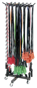 Power Systems Premium Standing Rack for Tubing or Jump Ropes Exercise & Wellness Studio Fitness Jump Ropes