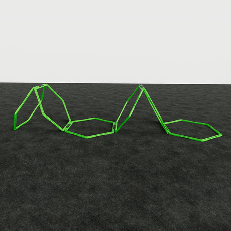 Power Systems Hex Agility Rings Exercise & Wellness Functional Training Speed & Agility