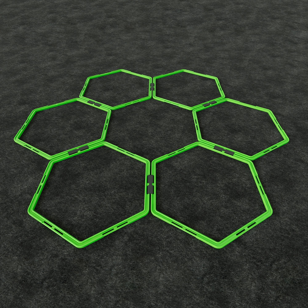 Power Systems Hex Agility Rings Exercise & Wellness Functional Training Speed & Agility