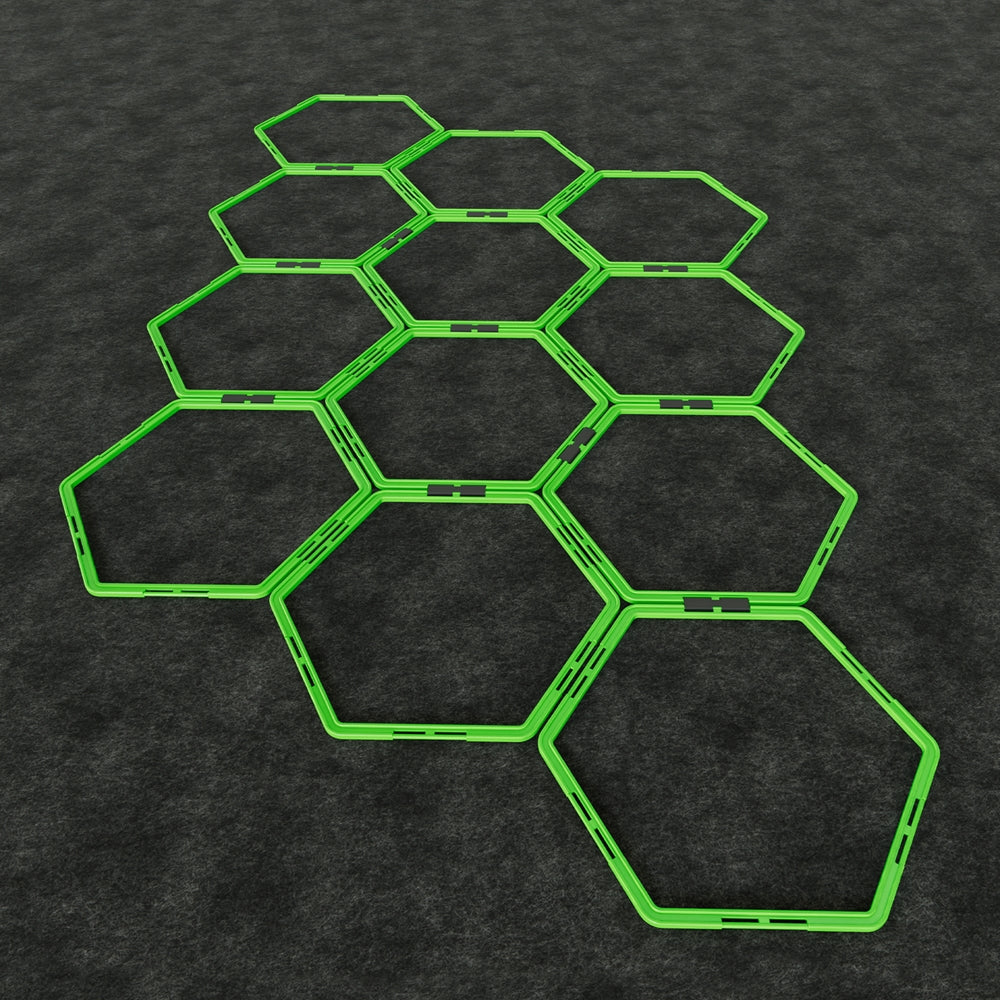 Power Systems Hex Agility Rings Exercise & Wellness Functional Training Speed & Agility