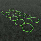 Power Systems Hex Agility Rings Exercise & Wellness Functional Training Speed & Agility