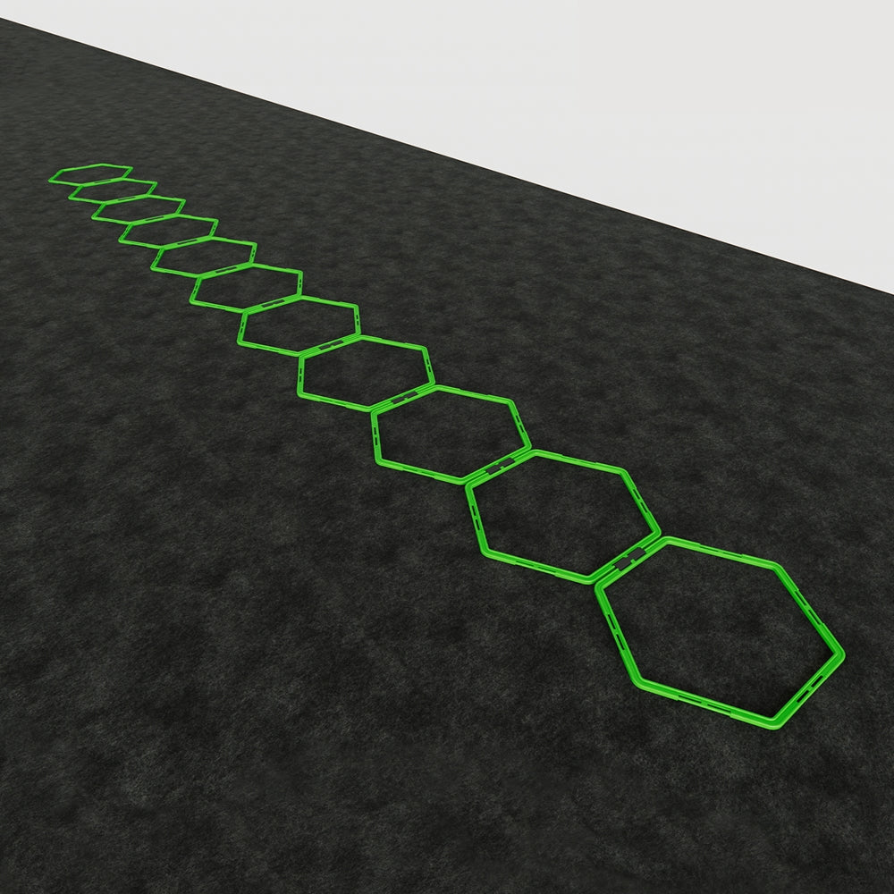 Power Systems Hex Agility Rings Exercise & Wellness Functional Training Speed & Agility