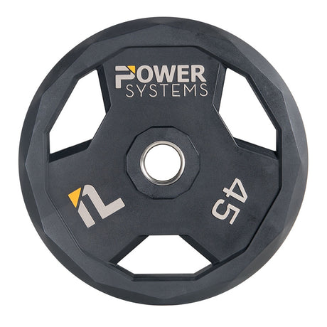 Power Systems Olympic Urethane Grip Plate Exercise & Wellness Strength Bars & Plates