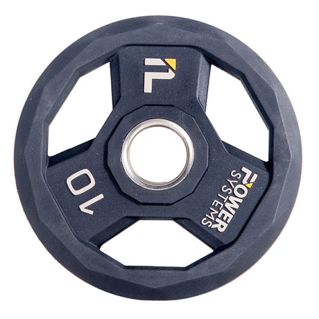 Power Systems Olympic Urethane Grip Plate Exercise & Wellness Strength Bars & Plates
