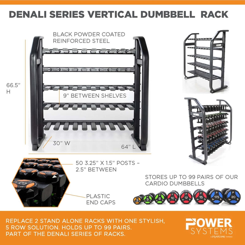 Power Systems Denali Series Vertical Dumbbell Rack