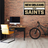 Rico Industries NFL  New Orleans Saints Bold 3' x 5' Banner Flag-1