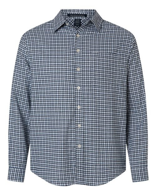 Devon & Jones Men's Concord Yarn-Dye Flannel Shirt-1