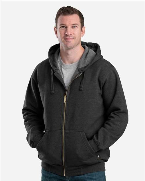 Berne Apparel Men's Heritage Full-Zip Hooded Sweatshirt-1