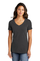 Port & Company Ladies Beach Wash Garment-Dyed V-Neck Tee